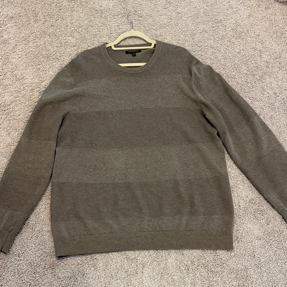 Banana Republic Men's Brown Crewneck Sweater